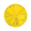 Swarovski Rivoli 12mm - Yellow Opal Foiled