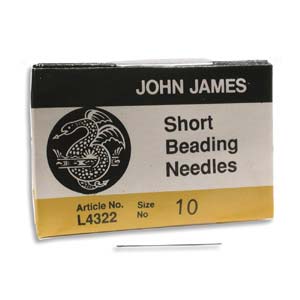Needles Beading - #10 John James Sharps 25pk
