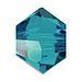 Swarovski Bicone Crystal 8mm Blue Zircon