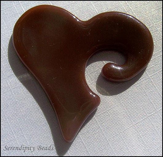 Heart Thin - 2mm Brown