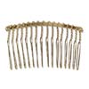 Hair Comb Gold Plated 2.5 inch