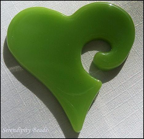 Heart Thin - 2mm Apple Olive Green