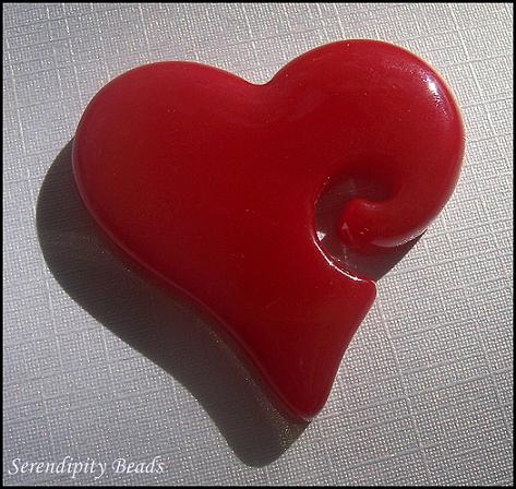 Heart Thick - 5mm Red