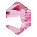 Rose 6mm Bicone Swarovski Crystal