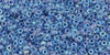 15T Inside Colour Crystal Lustre/Caribbean Blue Lined (TR-15-189)