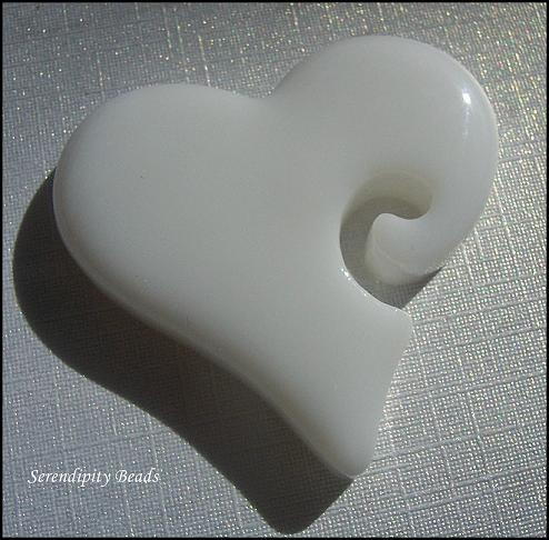 Heart Thick - 5mm White